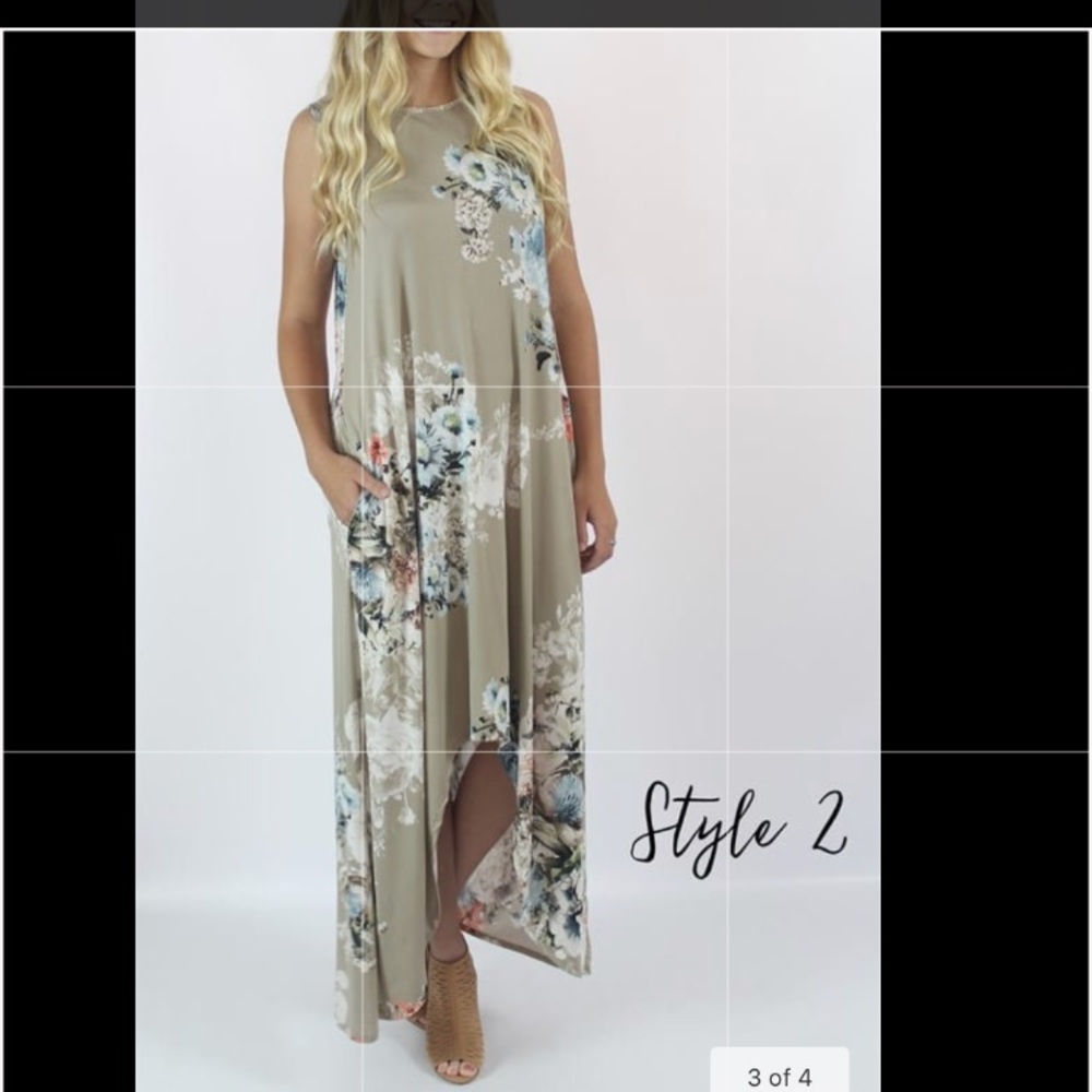 Flora Hi low Maxi